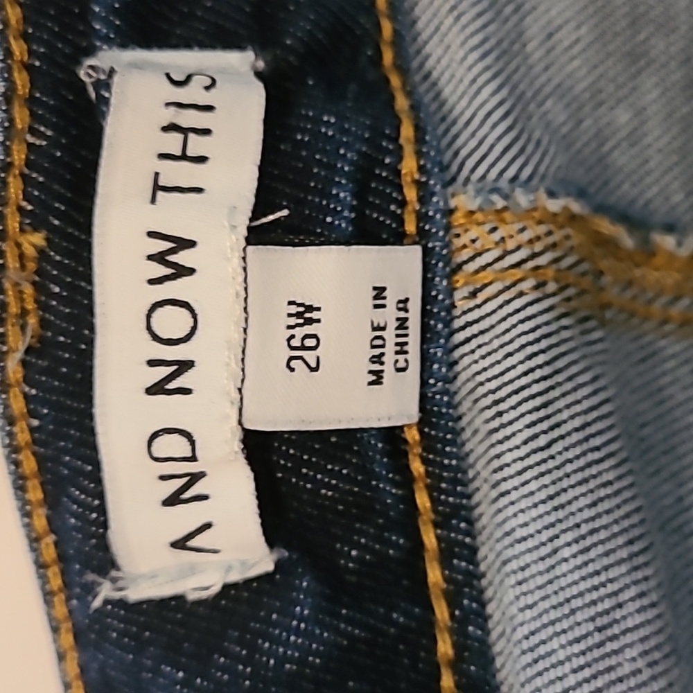 And Now This Jeans, Bootcut, Size 26W. NWT, The Vintage Flare Highrise Stretch - Picture 14 of 16